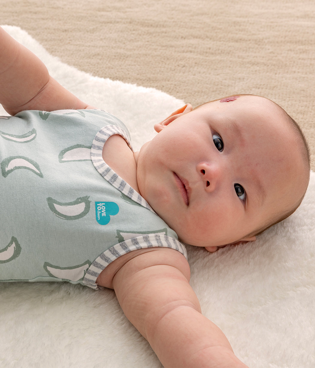 Bodysuit Sleeveless Cotton Green Eclipse