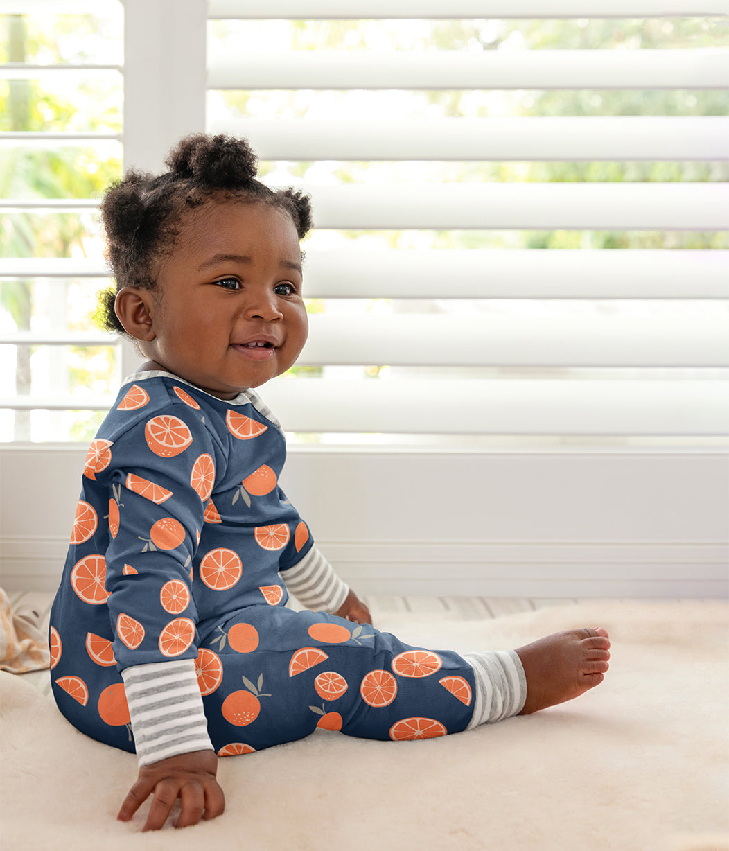 Footless Romper Cotton Denim Sweet Dreams