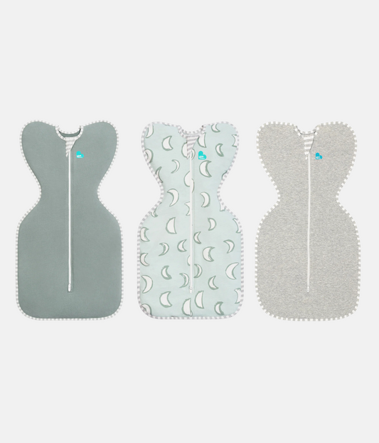 Swaddle Up Starter Bundle 1.0 TOG | Deep Olive | Olive Eclipse | Grey