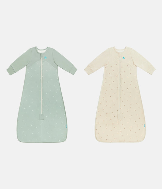 Sleep Bag Bundle | 1.5 TOG | Olive Twigs | Oatmeal Twigs