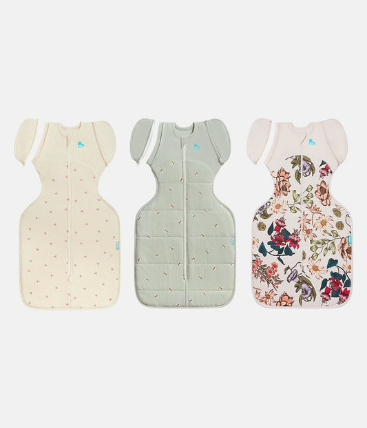 Transitioning Bundle | 1.5 | 2.5 TOG | Oatmeal Twigs | Olive Bees | Cream Wandering Folk