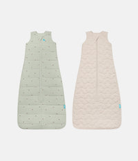 Sleep Bag Bundle | 2.5 TOG | Olive Bees | Oatmeal Starturn Quilted