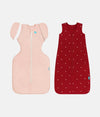 Grow With Me Bundle | 1.5 TOG | Blush Twigs | Maroon Hearts Embroidery