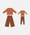 Family Matching Pyjama Bundle | Chocolate Wandering Folk