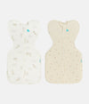 Swaddle Up Starter Bundle | 1.0 | 1.5 TOG | White Cloud Bunnies | Oatmeal Twigs