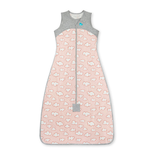 Sleep Bag Sleeveless 0.2 TOG Organic Cotton Dusty Pink Daydream