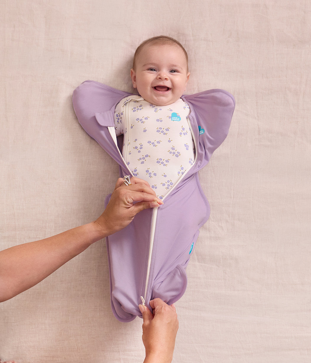 Swaddle Up™ 1.0 TOG Viscose from Bamboo Lilac