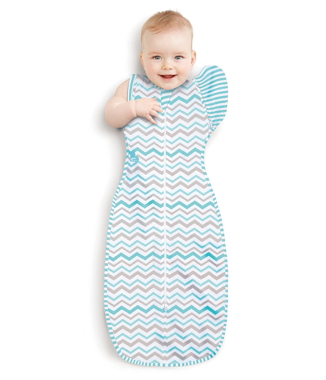 Swaddle Up™ Transition Bag 1.0 TOG Cotton Aqua