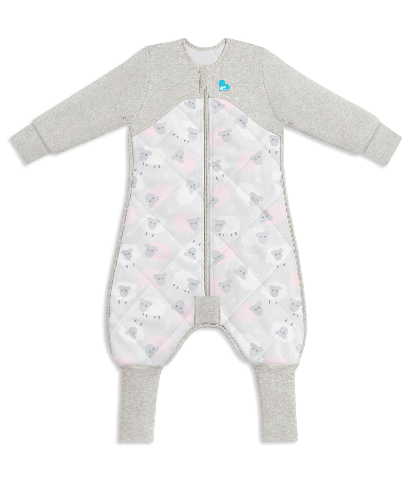 Sleep Suit Organic/Merino Warm Pink Sheep