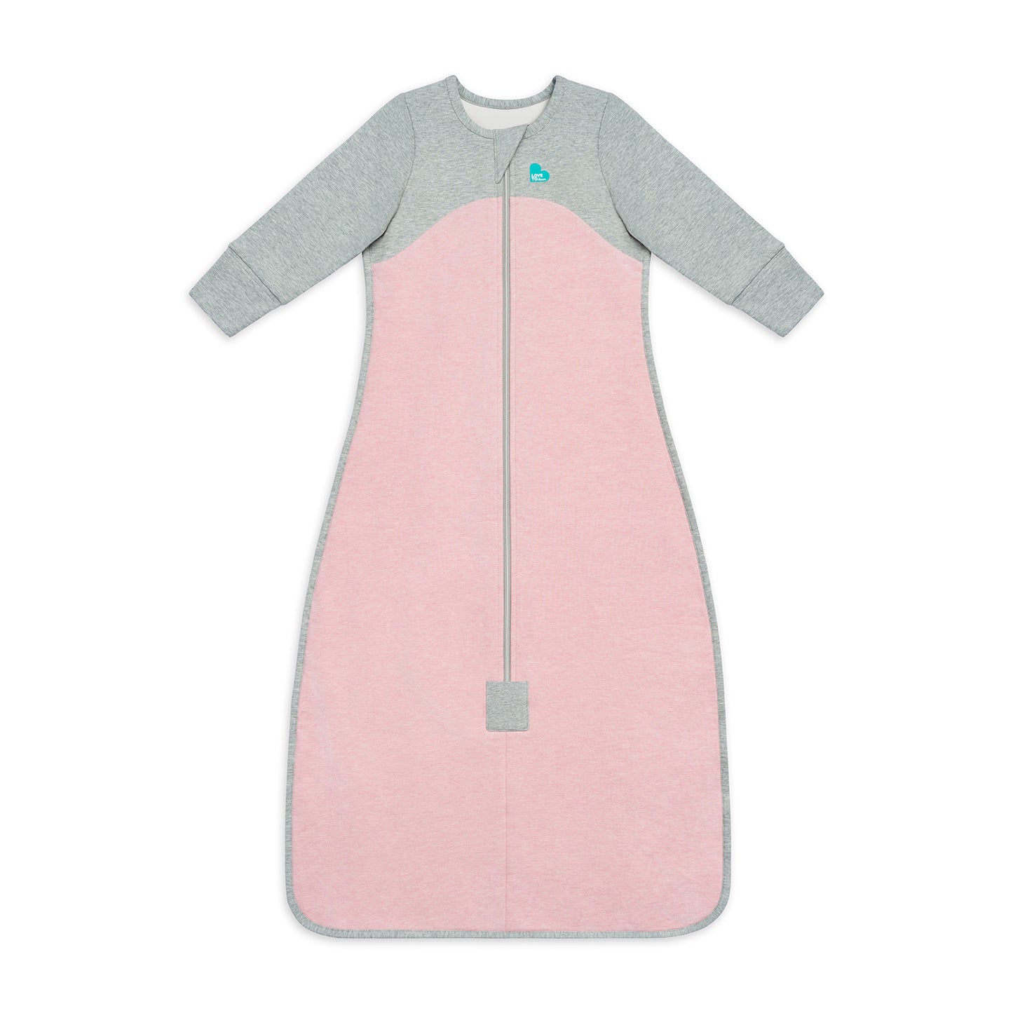 Sleep Bag Long Sleeve Mild (18-24°C) Rose Organic Cotton Fleece