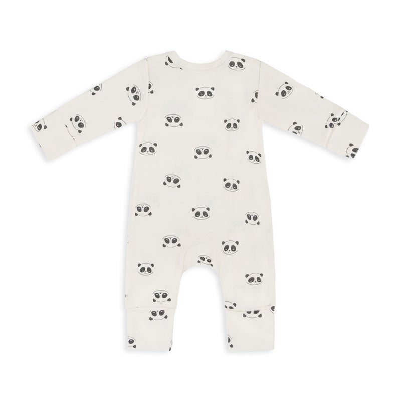 Swaddle Up & Romper Bundle | 2.5 TOG | Rose Pebbles | Cream Sleep Pandas