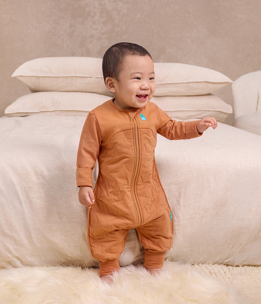 Sleep Suit Long Sleeve 2.5 TOG Cotton Hazel Starturn Quilted