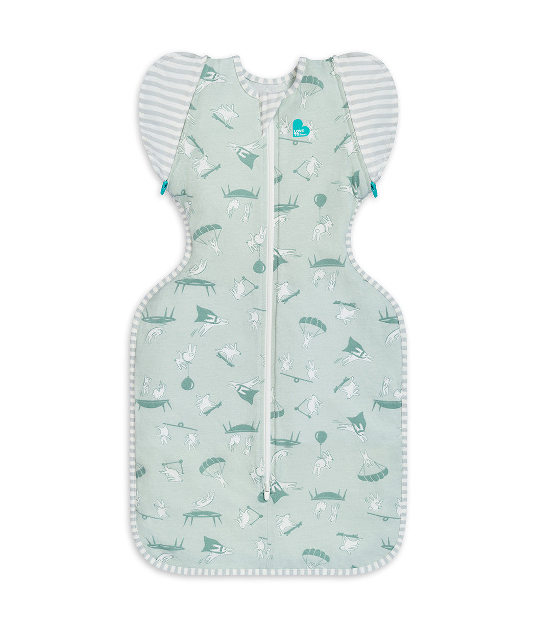 Swaddle Up™ Transition Bag Lite Daredevil Bunny Olive