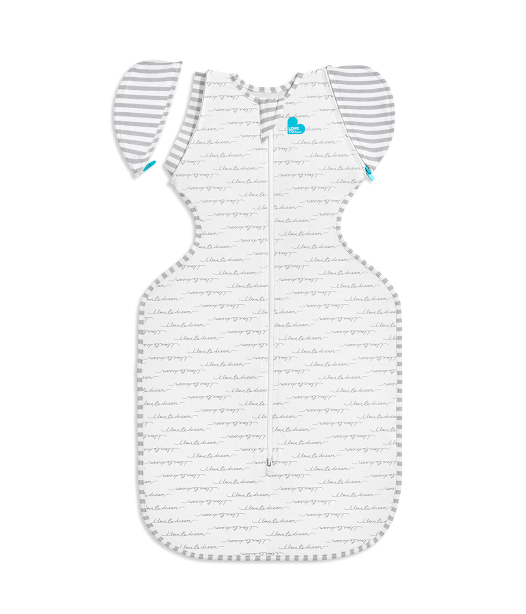 Swaddle Up™ Transition Bag Moderate (20-24°C) White Dreamer Cotton