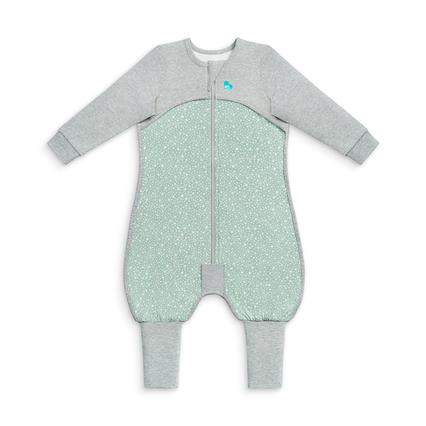 Sleep Suit Long Sleeve Moderate (20-24°C) Olive Stardust Cotton