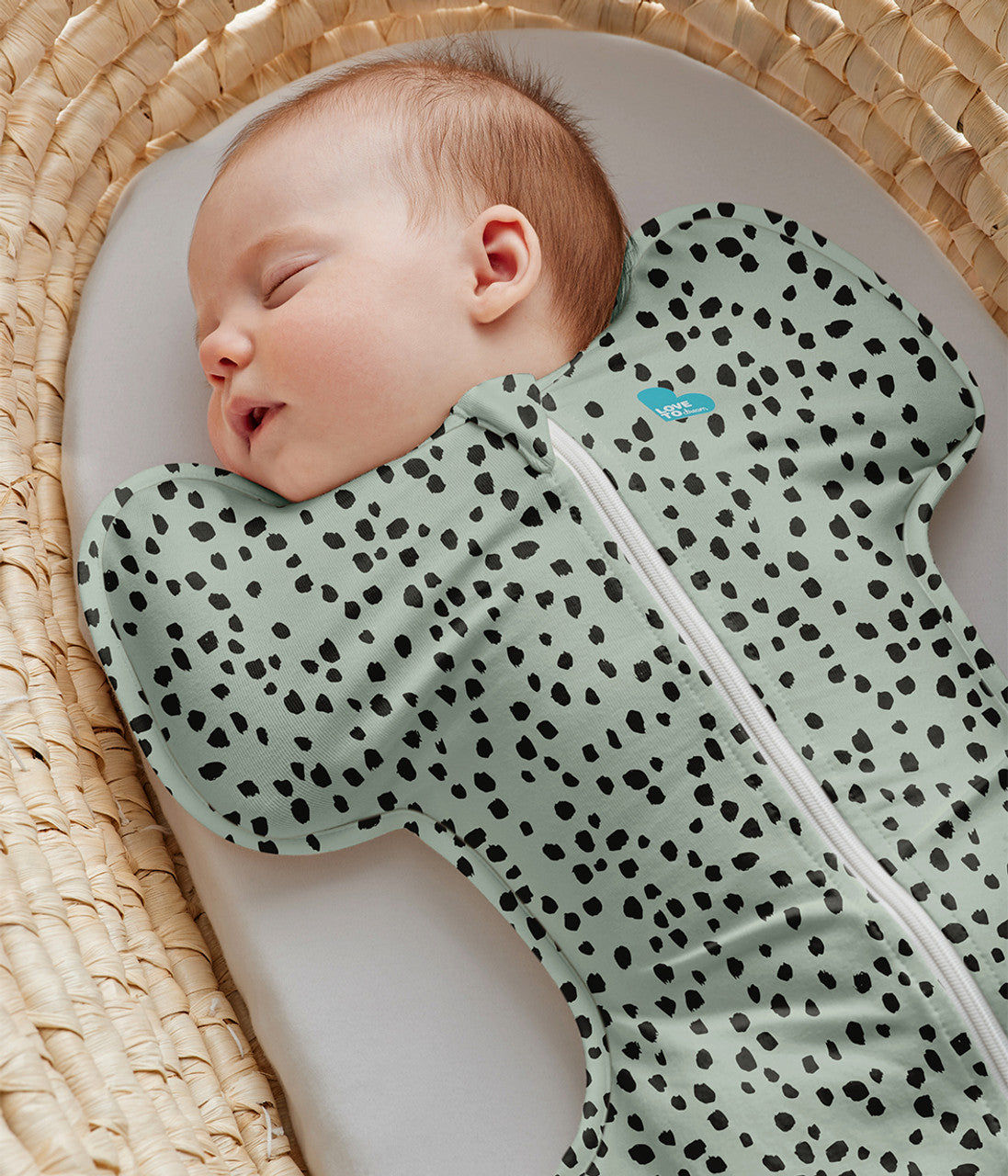 Swaddle Up™ Original Moderate Animal Print Olive