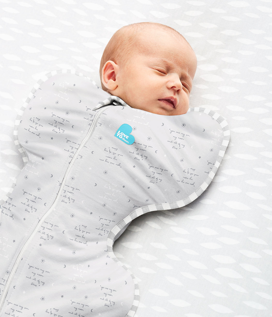 Swaddle Up™ Warm (24-27°C) Grey You Are My Cotton