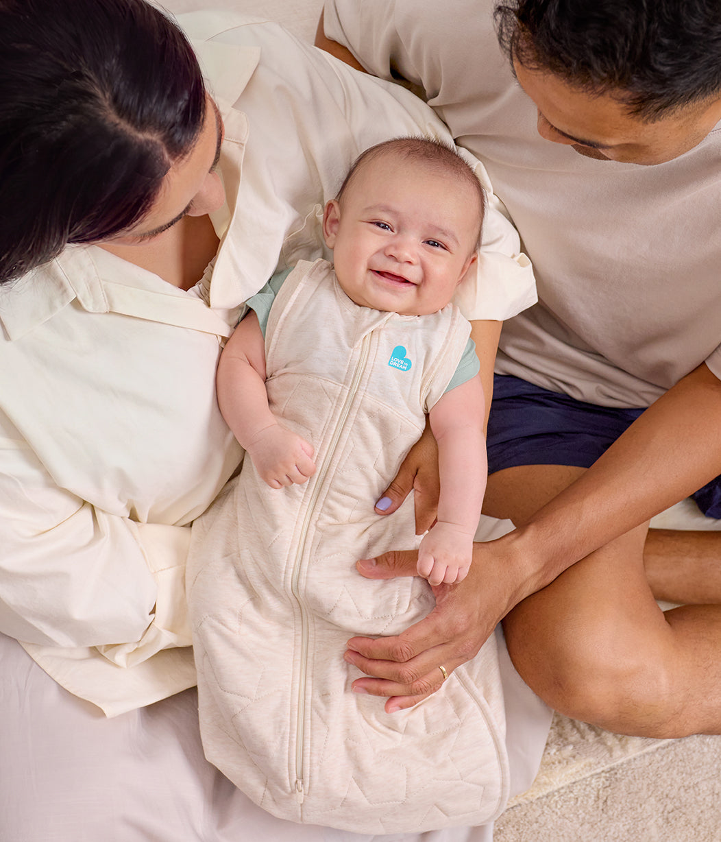Swaddle Up™ 2-in-1 Transition Bag 2.5 TOG Cotton Oatmeal Starturn Quilted