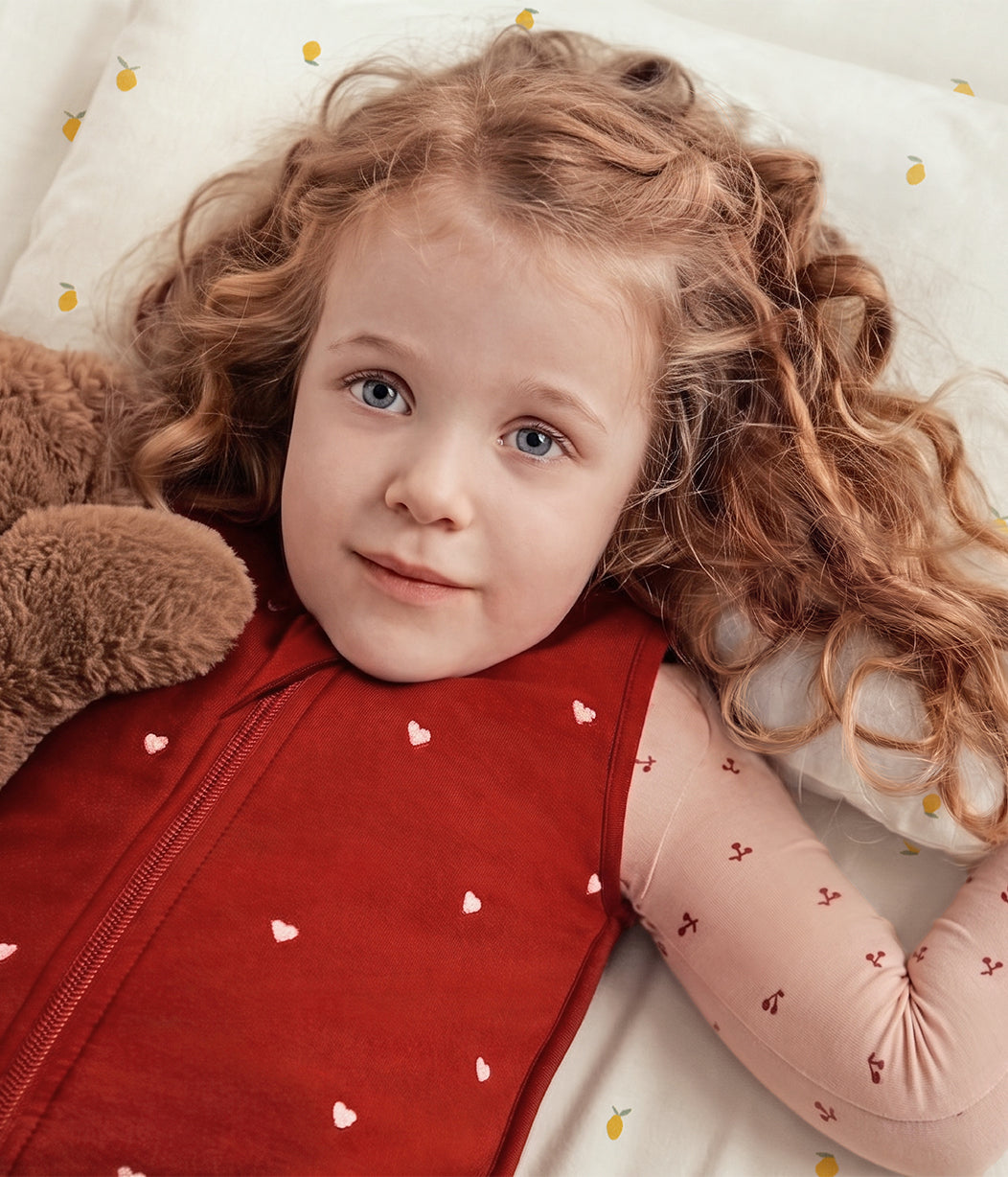 HushDry™ 2-in-1 Waterproof Toddler Pillowcase Viscose from Bamboo Cream Lemons