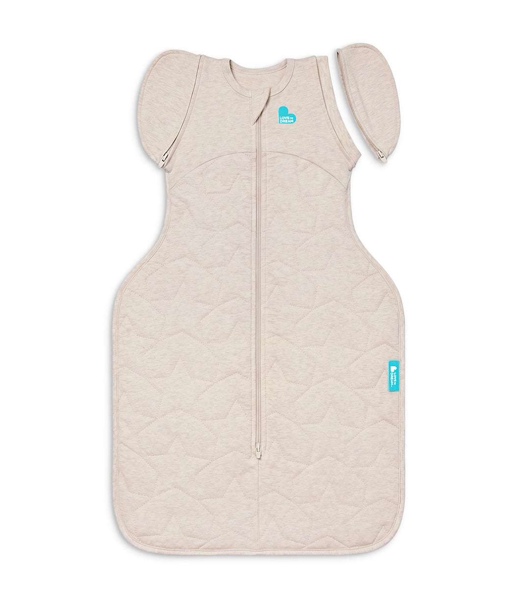 Swaddle Up™ 2-in-1 Transition Bag 2.5 TOG Cotton Oatmeal Starturn Quilted