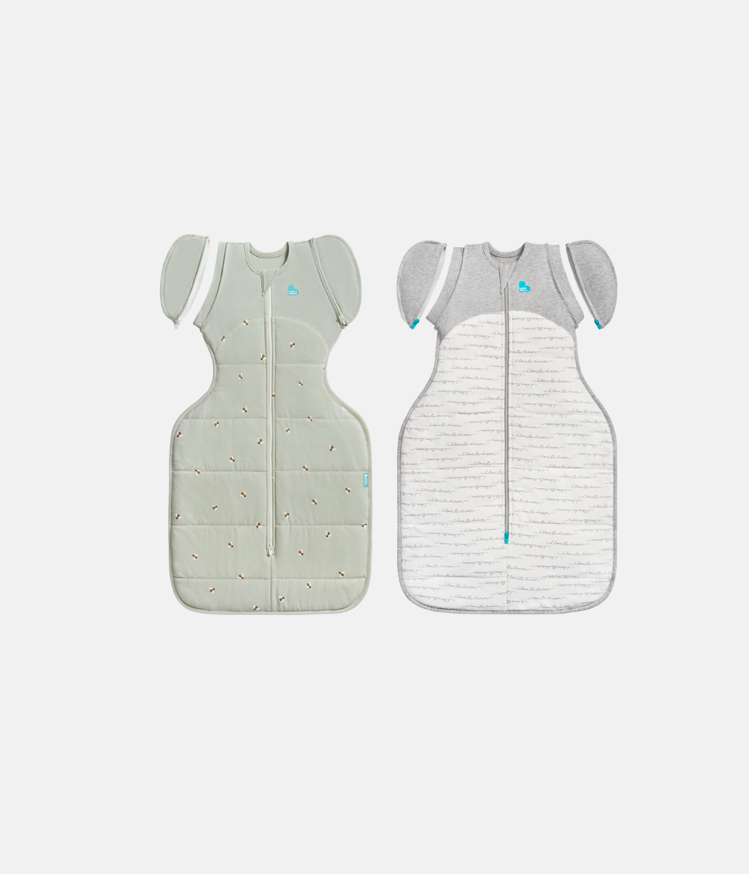 Transitioning 2 Piece Bundle | 2.5 TOG | Olive Bees | White Dreamer