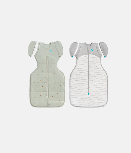 Transitioning 2 Piece Bundle | 2.5 TOG | Olive Bees | White Dreamer