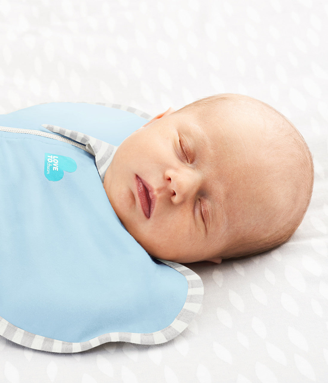 Swaddle Up™ Warm (24-27°C) Light Blue Cotton