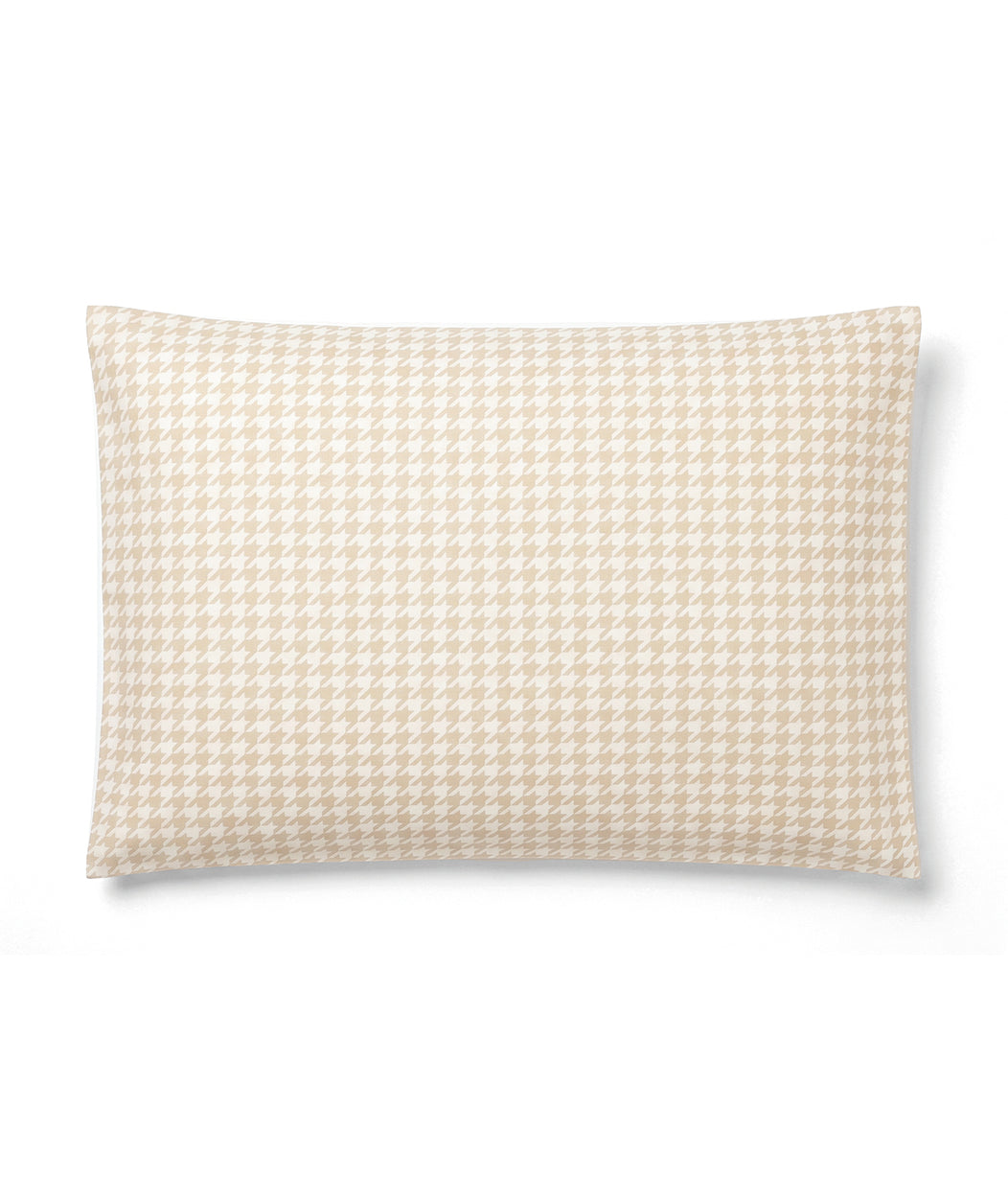 HushDry™ 2-in-1 Waterproof Standard Pillowcase Viscose from Bamboo Tan Houndstooth
