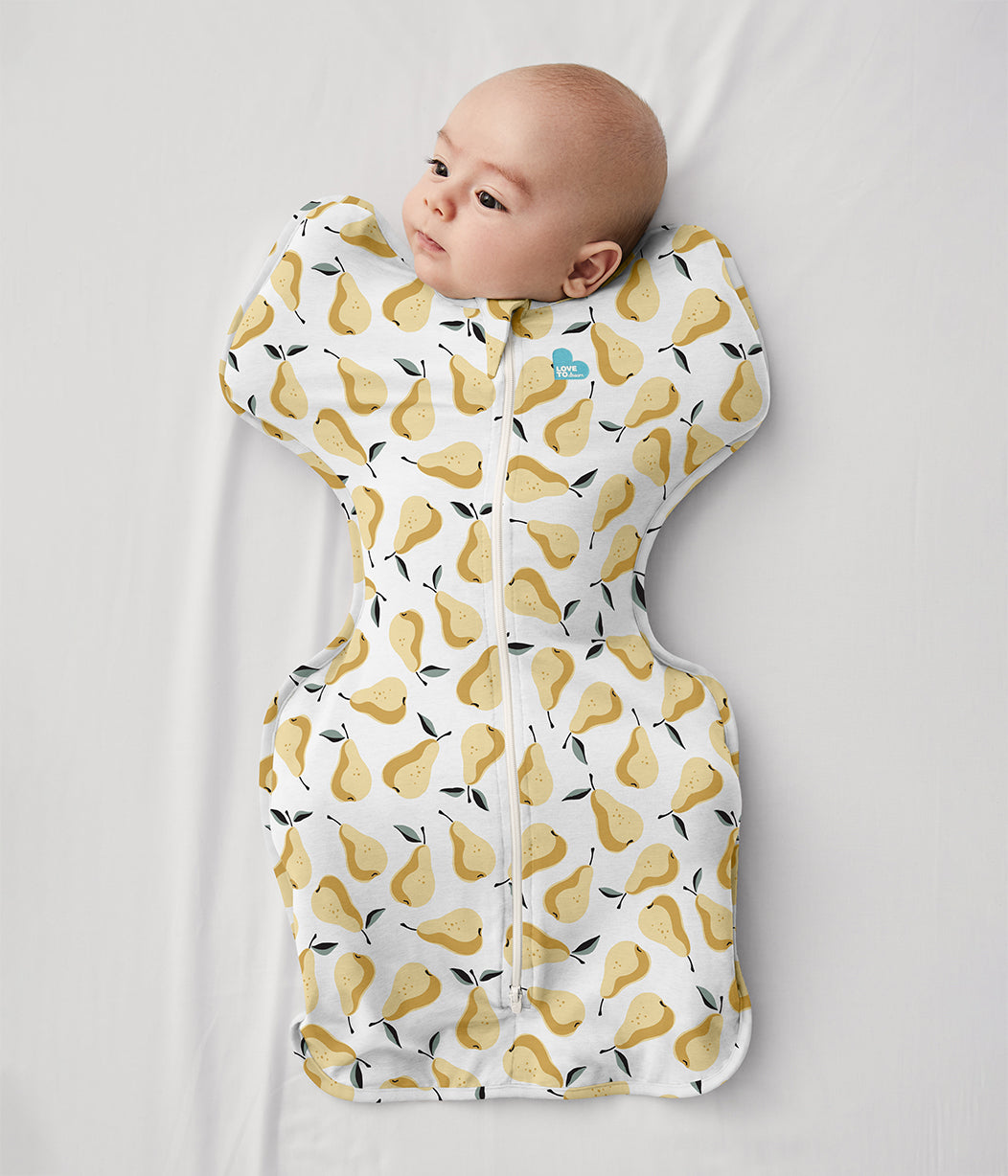 Swaddle Up™ Original Moderate Pear Print Ochre