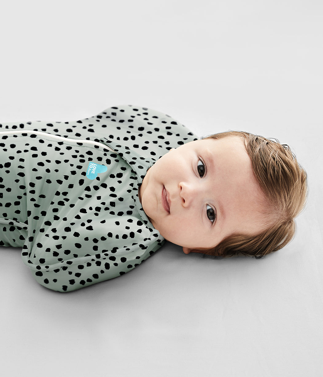 Swaddle Up™ Original Moderate Animal Print Olive