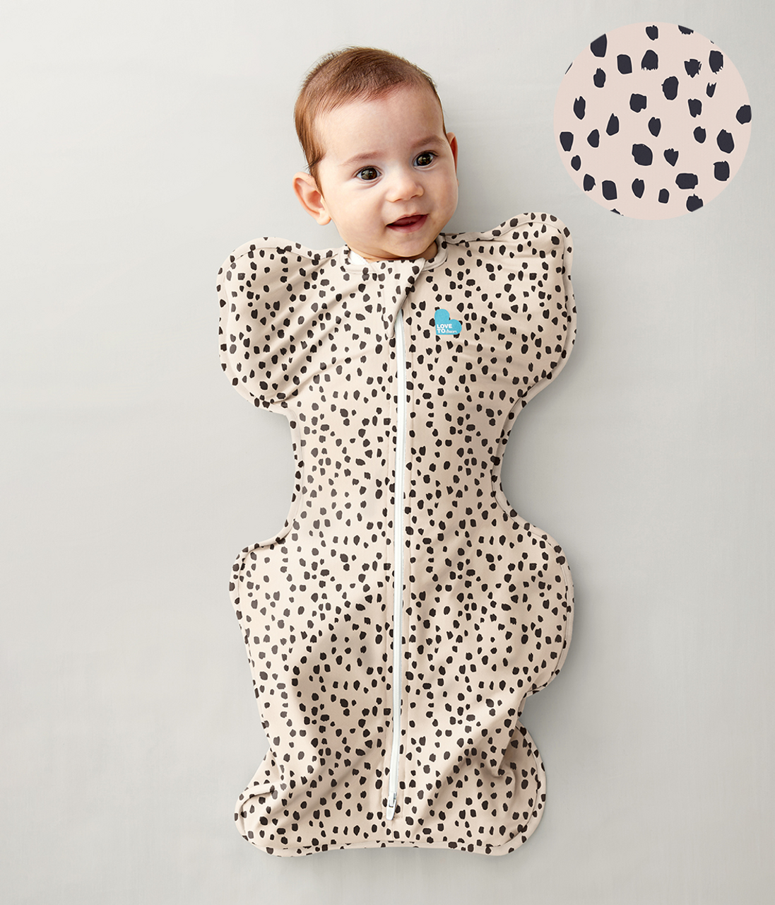 Swaddle Up™ Original Moderate Animal Print Beige