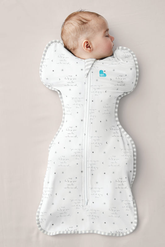 Swaddle Up™ 0.2 TOG Cotton White You Are My