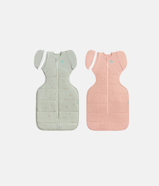 Transitioning 2 Piece Bundle | 2.5 TOG | Olive Bees | Rose Pebbles