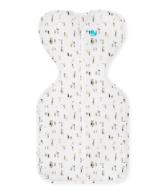 Swaddle Up™ 1.0 TOG Cotton White Community
