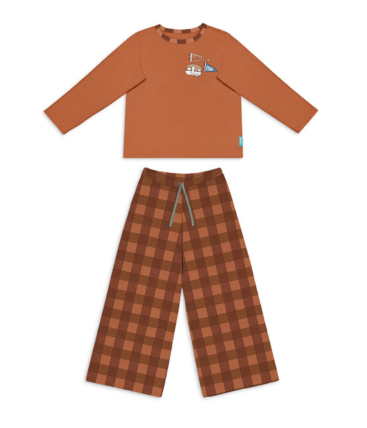 Family Matching Pyjama Bundle | Chocolate Wandering Folk