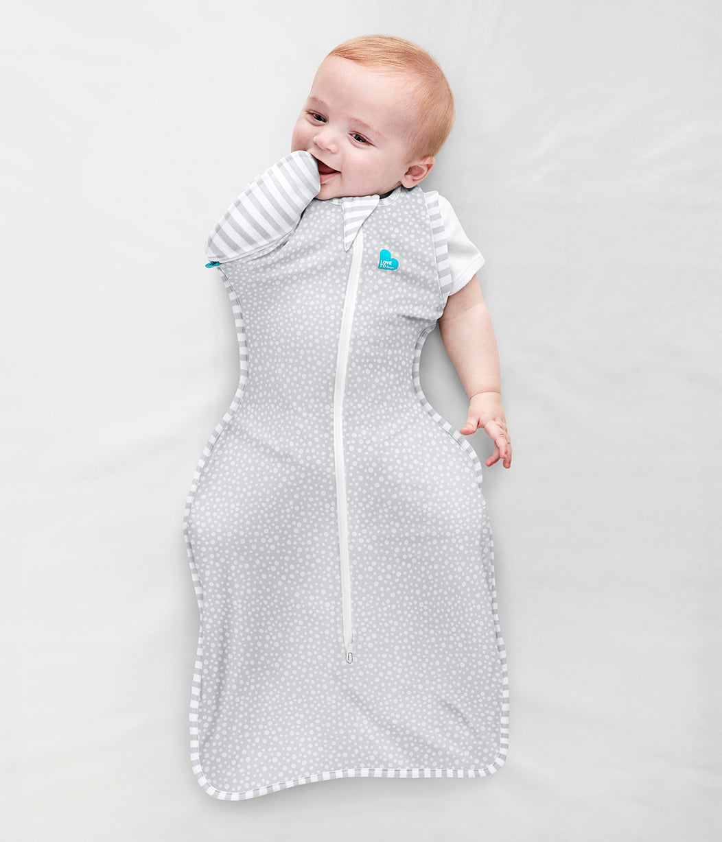 Swaddle Up™ Transition Bag Moderate (20-24°C) Grey Dot Viscose from Bamboo Jersey