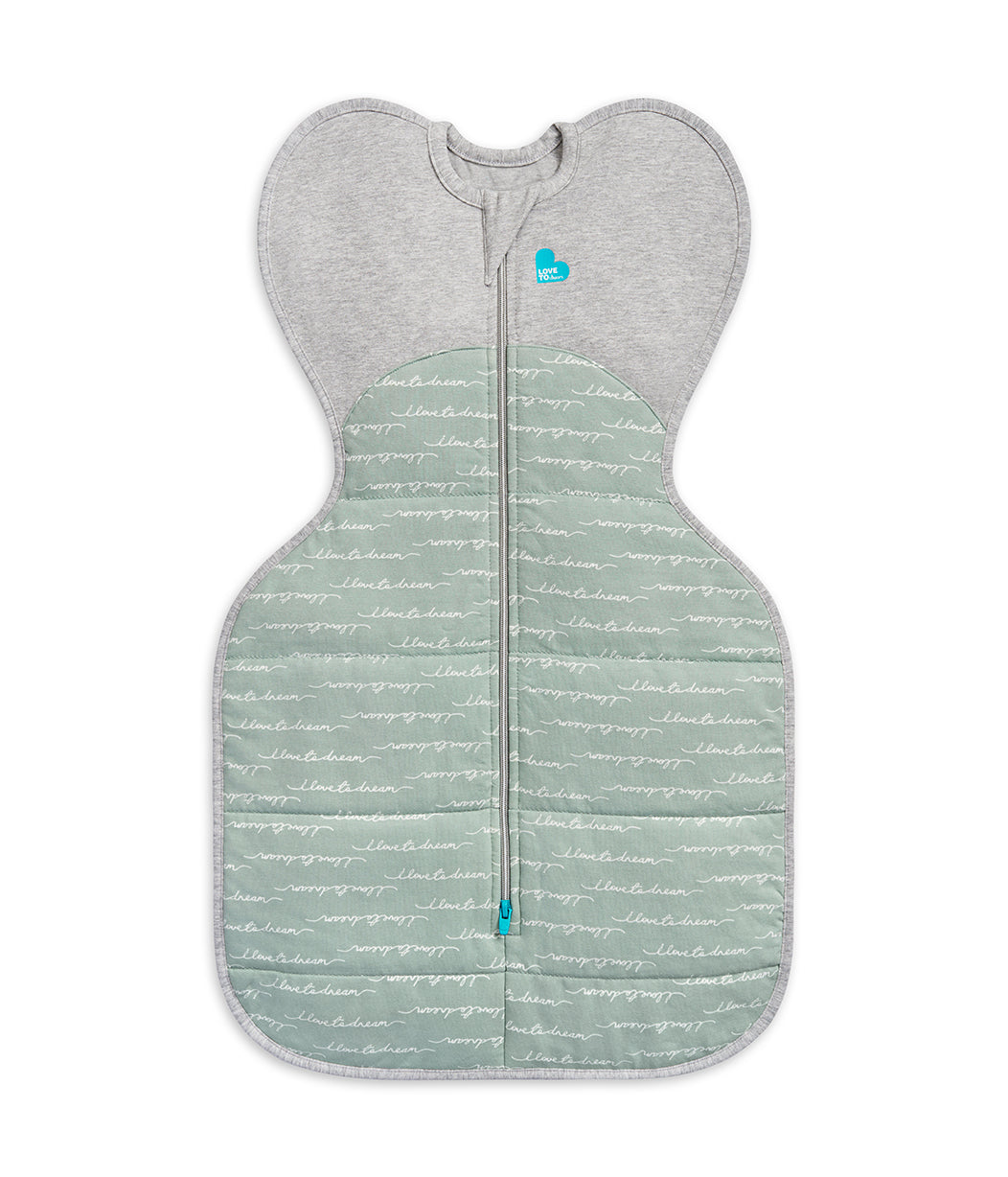 Swaddle Up™ Cool (16-20°C) Olive Dreamer Quilted Cotton