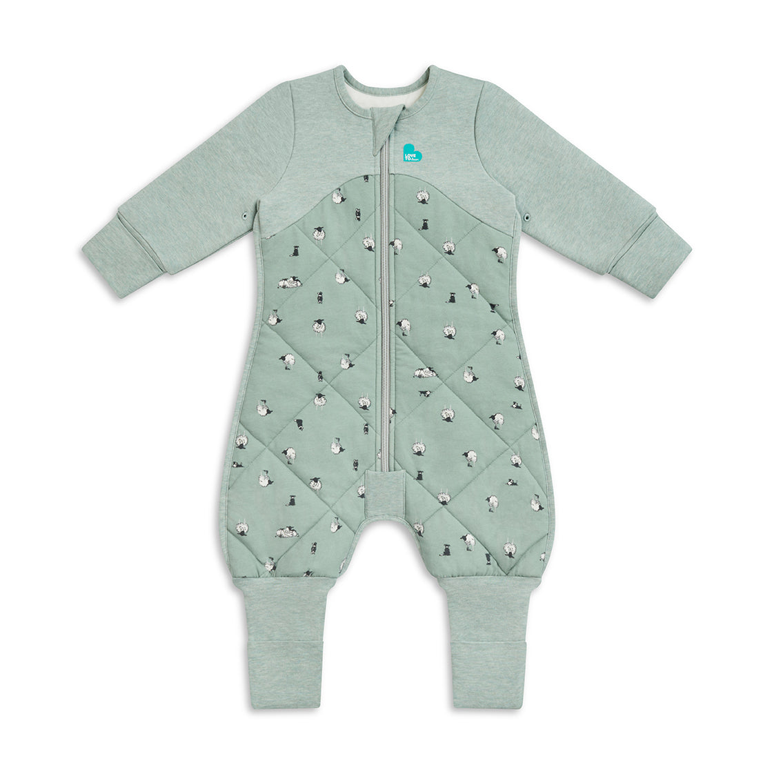 Sleep Suit Long Sleeve Cotton & Merino 2.5 TOG Olive