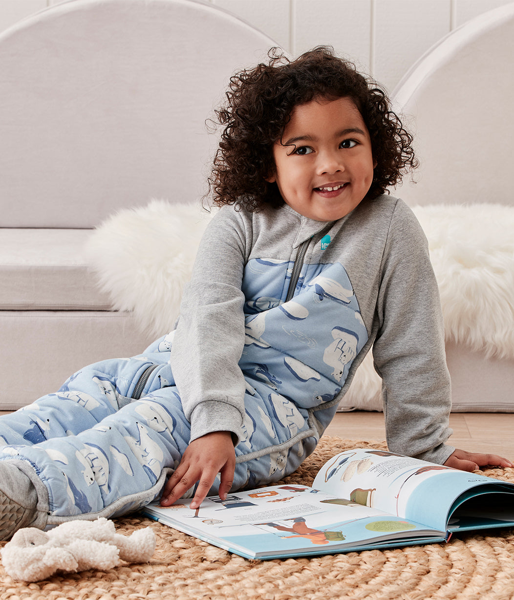 Sleep Suit Cold (14-16°C) Blue South Pole Quilted Cotton