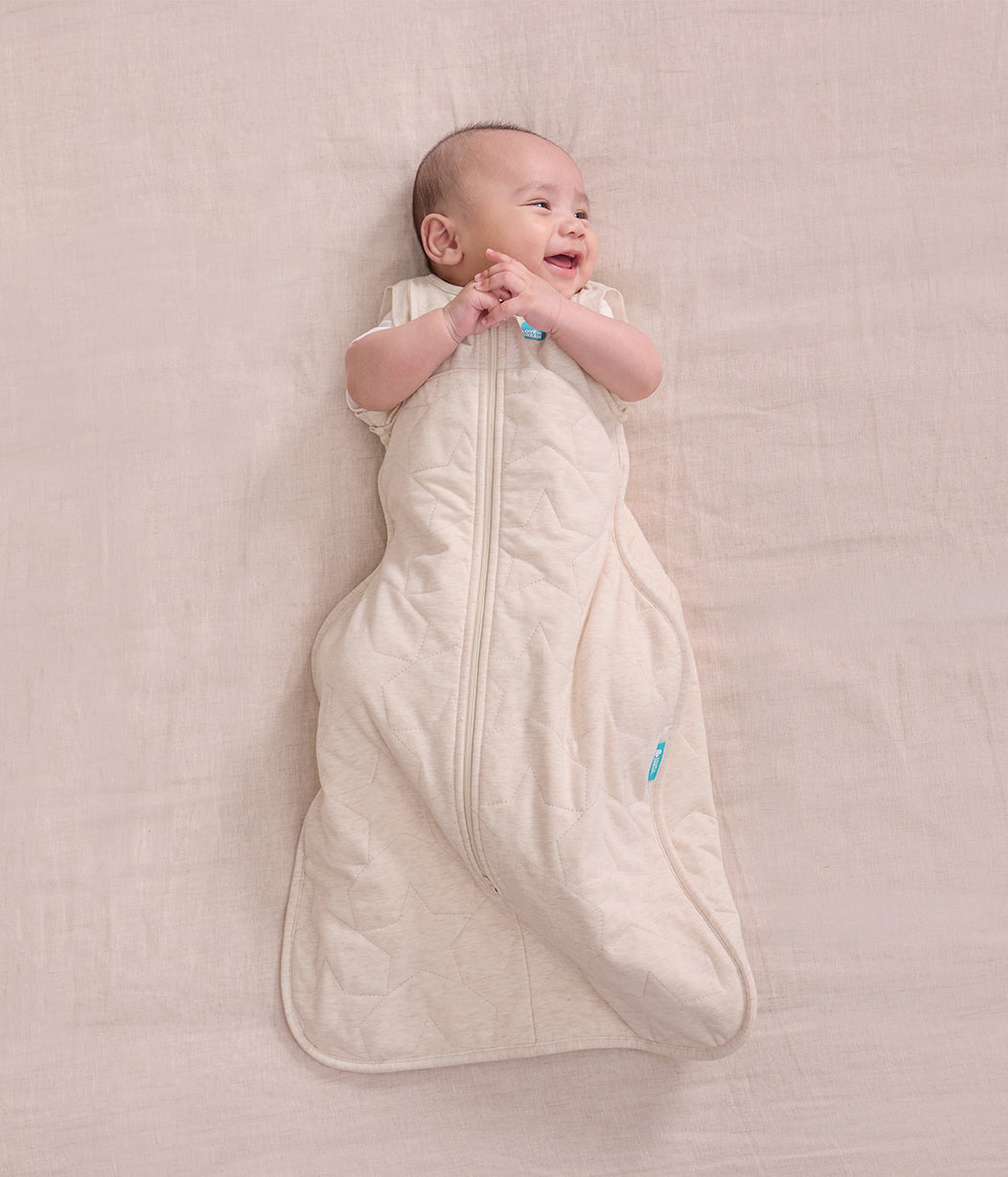 Swaddle Up™ 2-in-1 Transition Bag 2.5 TOG Cotton Oatmeal Starturn Quilted