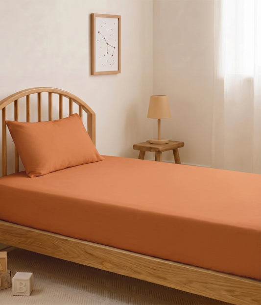 HushDry™ 2-in-1 Waterproof Fitted Single Sheet Viscose from Bamboo Hazel