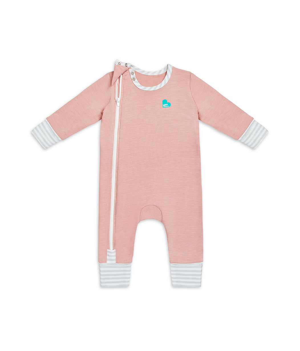 Footless Romper Ecovero Rose