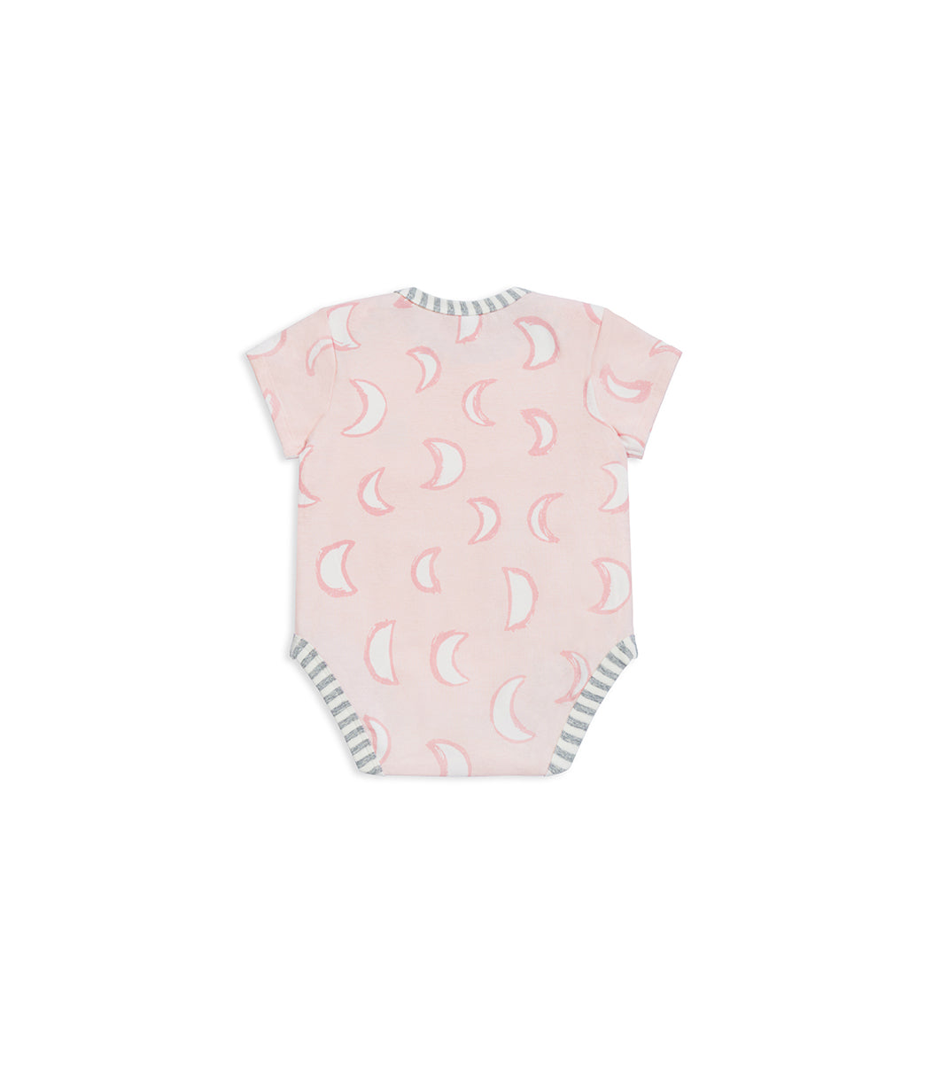 Bodysuit Short Sleeve Eclipse Pink