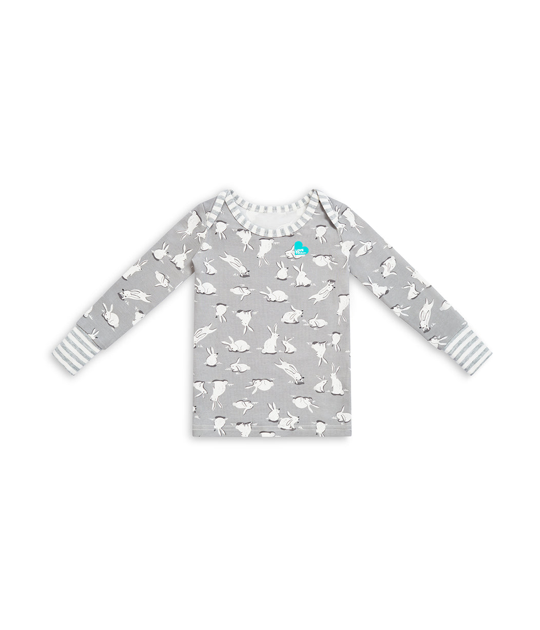 Long Sleeve Pyjamas Cottontail Grey