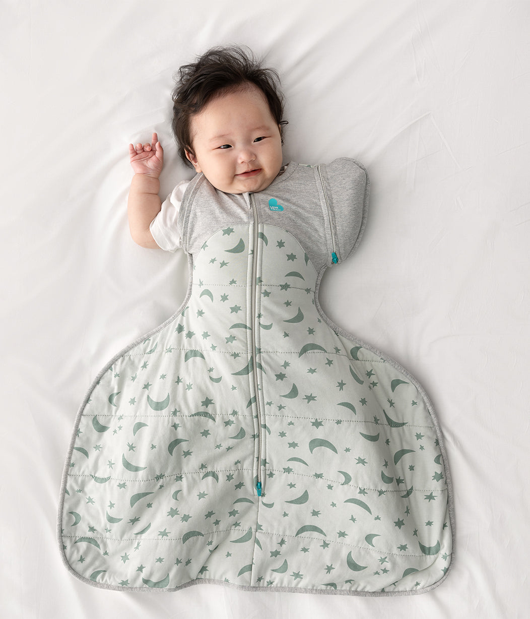 Swaddle Up™ Hip Harness 2.5 TOG Cotton Olive Moonlight