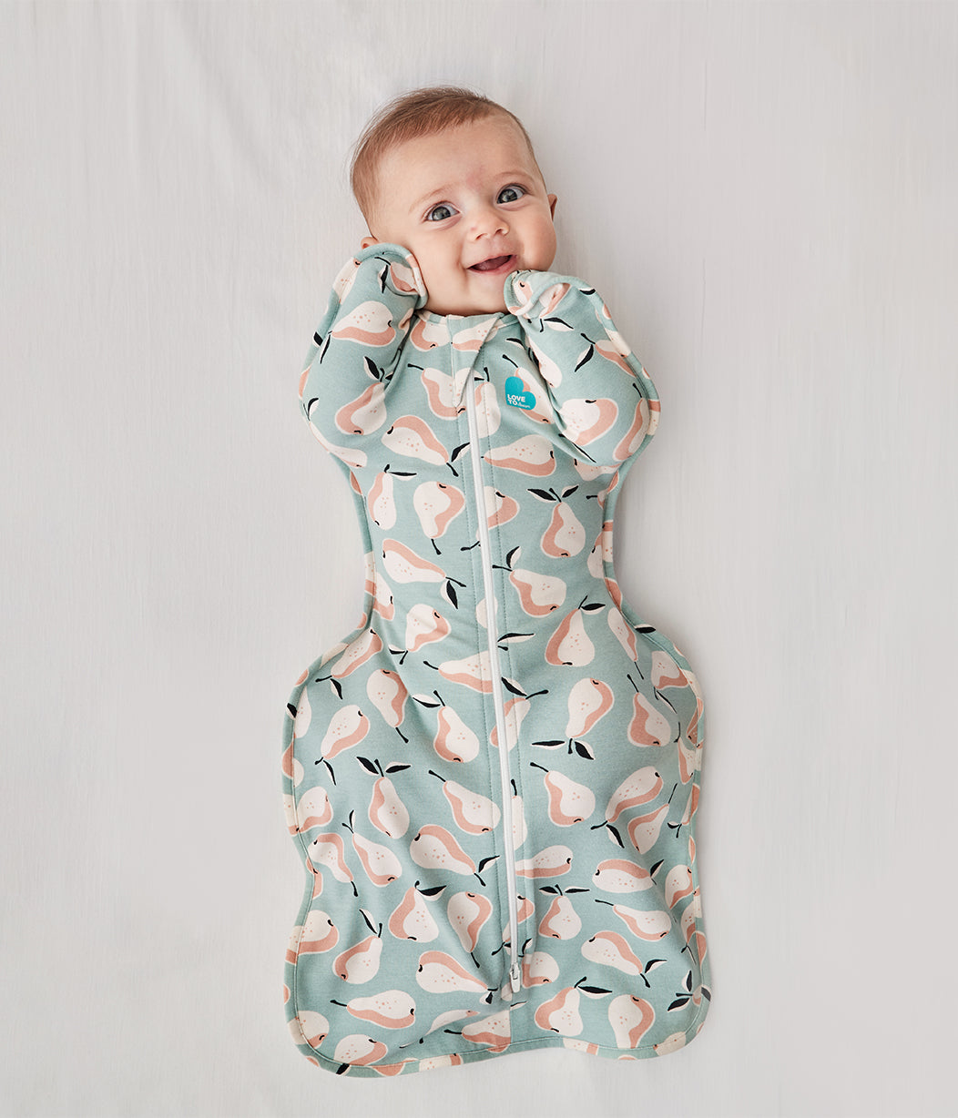 Swaddle Up™ Original Moderate Pear Print Olive