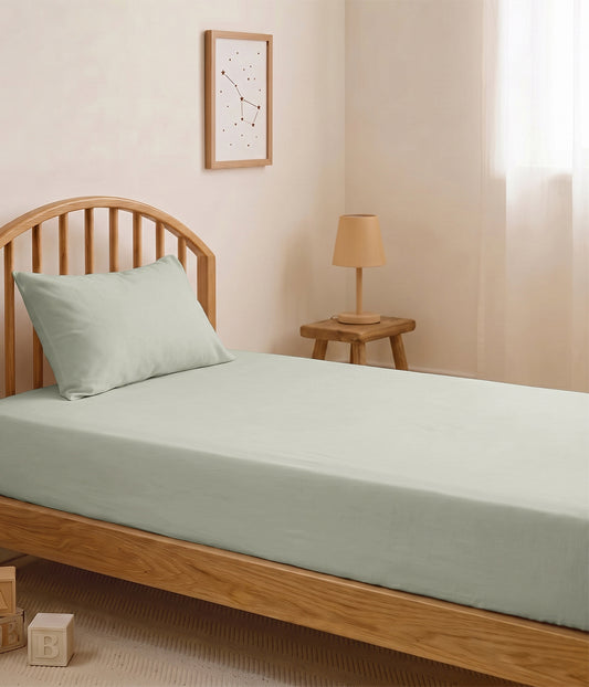 HushDry™ 2-in-1 Waterproof Fitted Single Sheet Viscose from Bamboo Sage