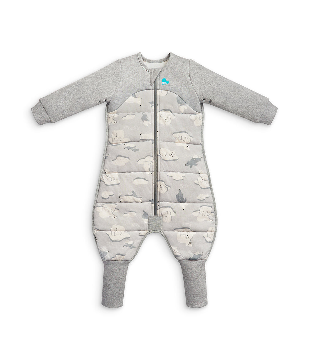 Sleep Suit Cold (14-16°C) Grey South Pole Quilted Cotton