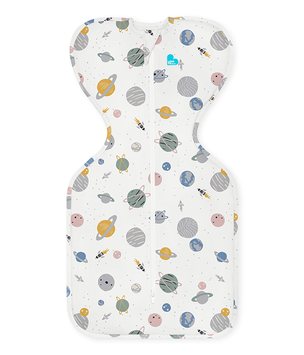 Swaddle Up™ Lite Space Print White