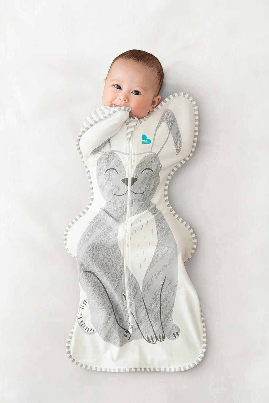 Swaddle Up™ Original Moderate Stevie The Bunny™ Grey